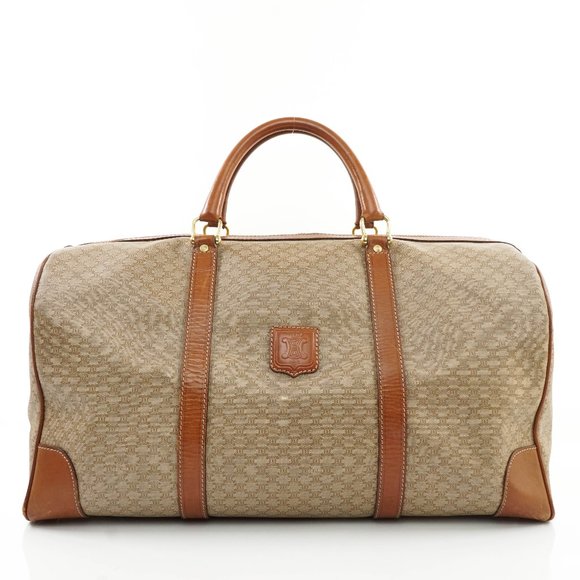 Auth Celine Macadam Boston Bag Pvc #20478C88